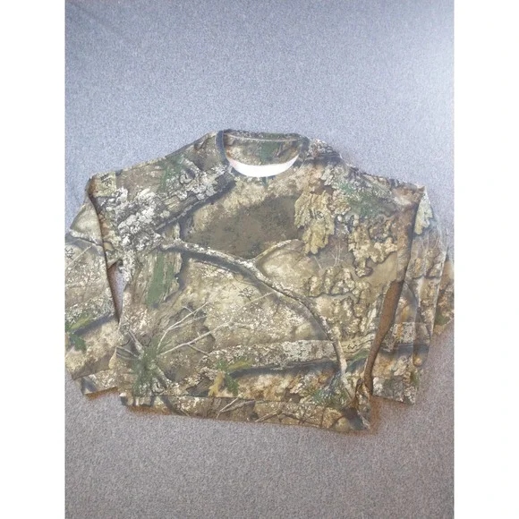 Realtree APX Camo Sweatshirt Mens 3XL Camouflage Fleece Pullover RT1M-13622 - Picture 3 of 15
